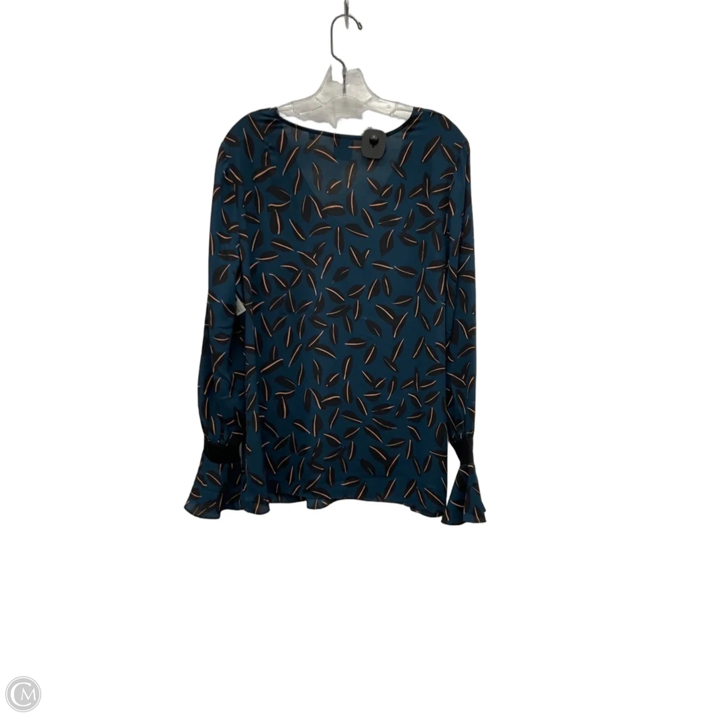 Top Long Sleeve By Cabi In Green, Size: L