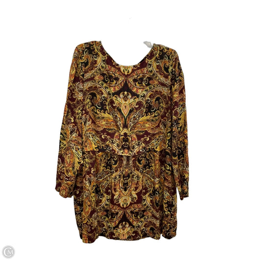 Top Long Sleeve By J. Jill In Multi-colored, Size: L