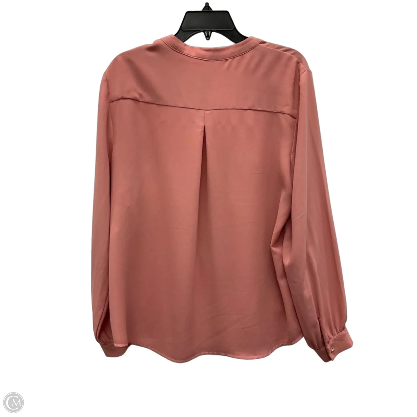 Top Long Sleeve By Anne Klein In Pink, Size: L