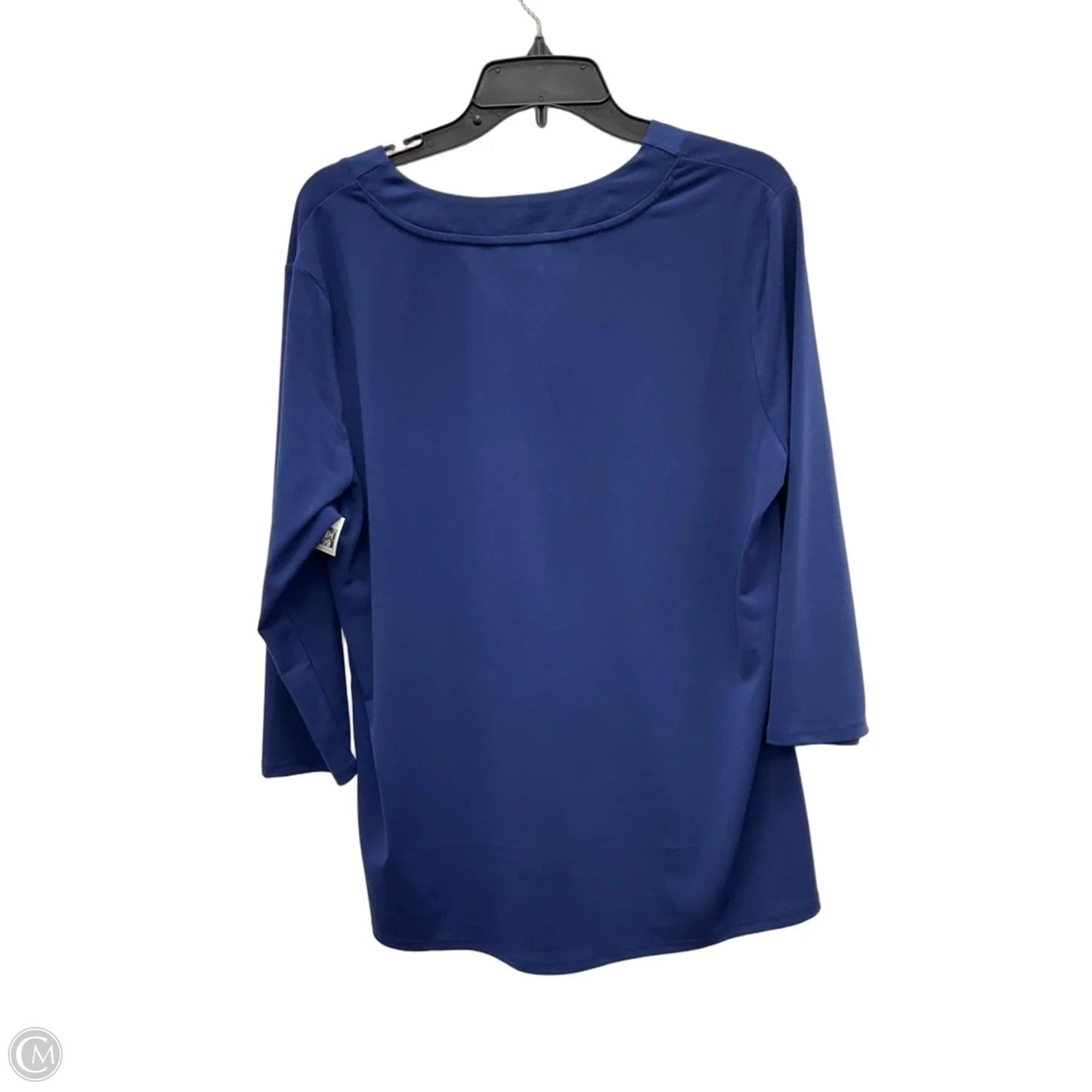 Top Long Sleeve By Banana Republic In Blue, Size: L