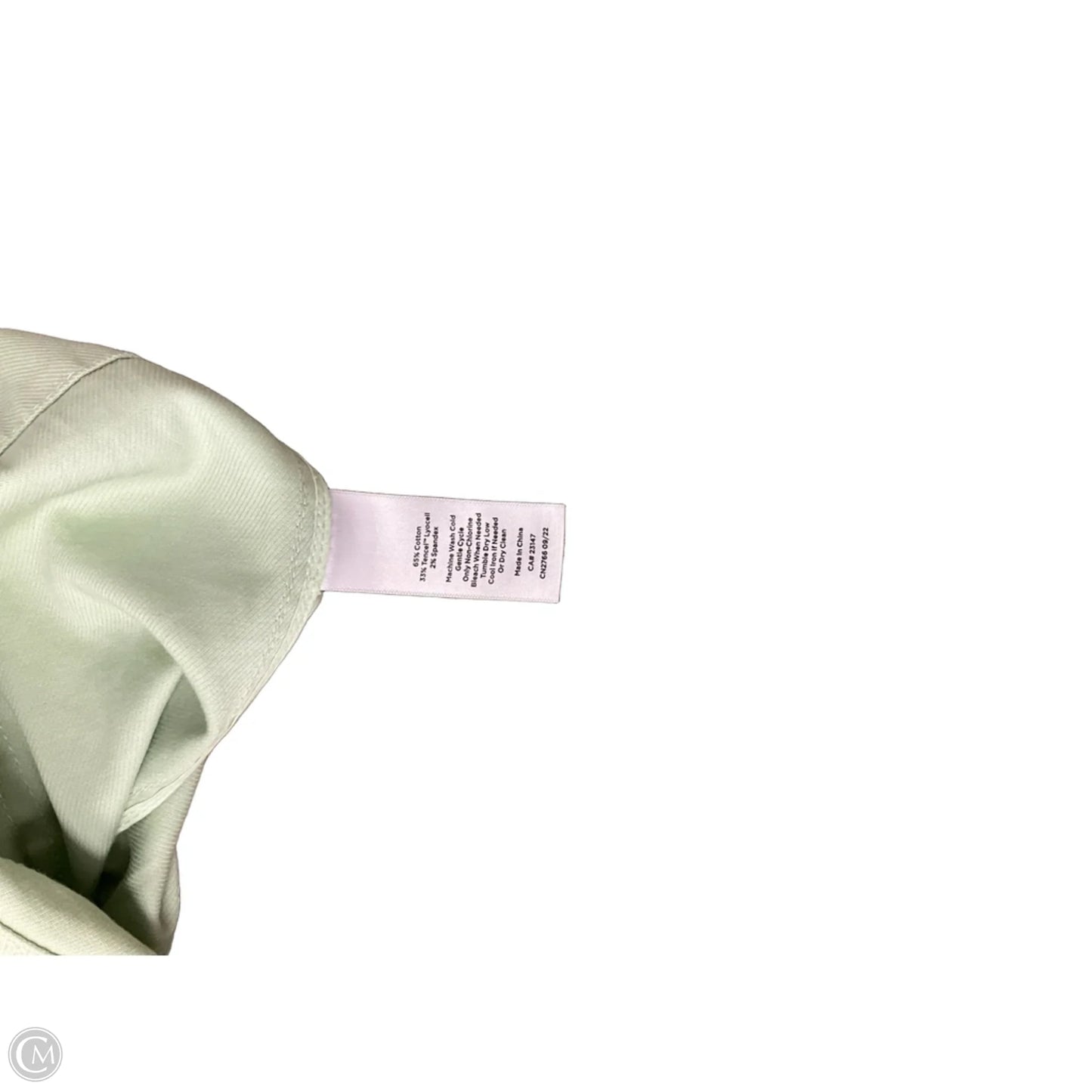 Jacket Denim By Talbots In Green, Size: Xlp
