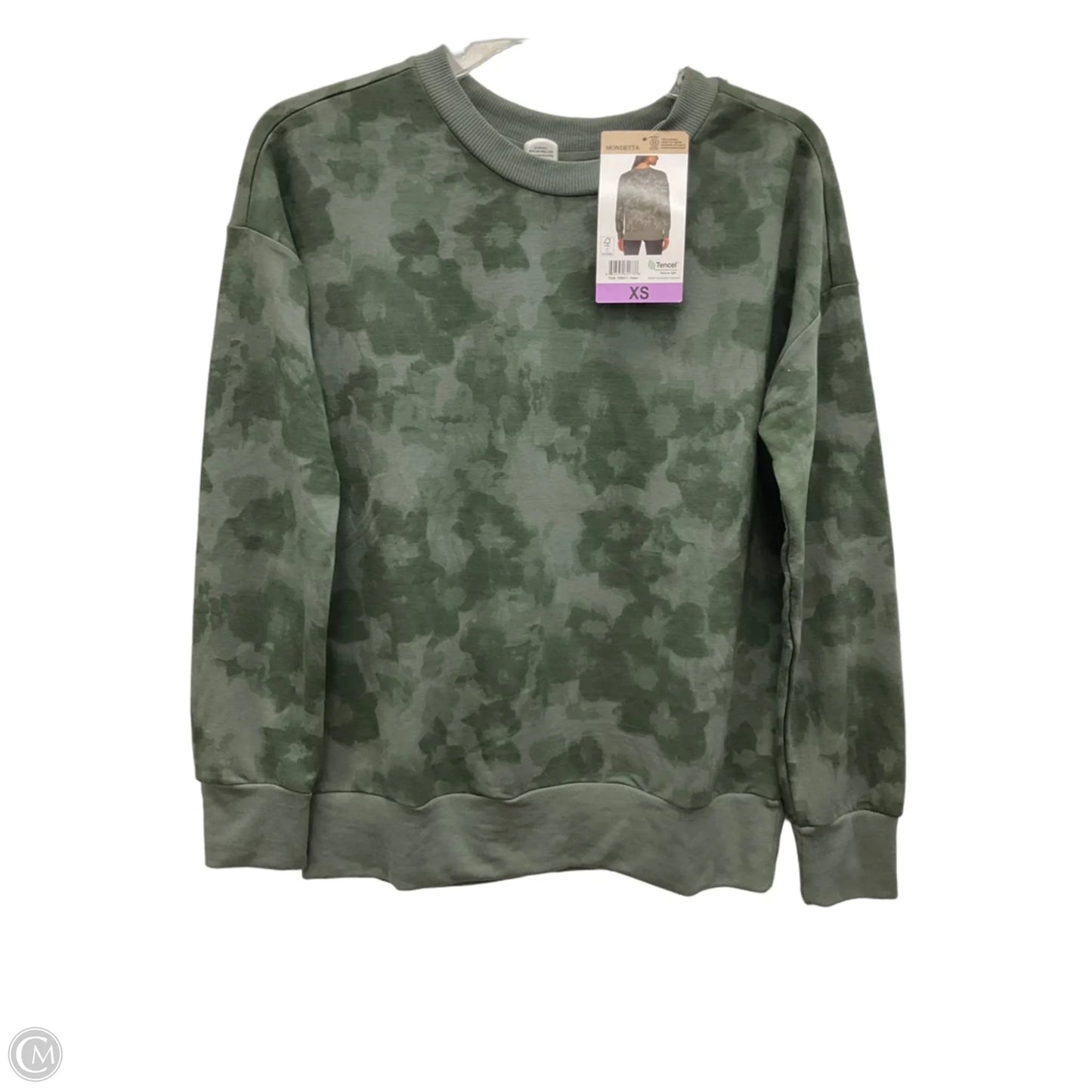 Top Long Sleeve By Mondetta In Camouflage Print, Size: Xs