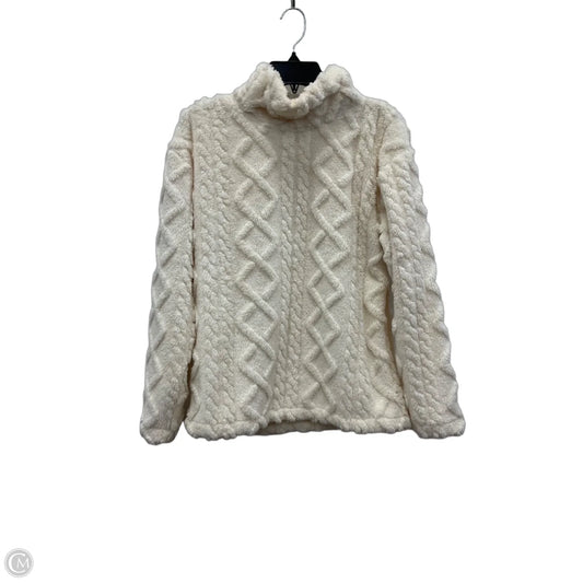 Top Long Sleeve By Eddie Bauer In Cream, Size: S