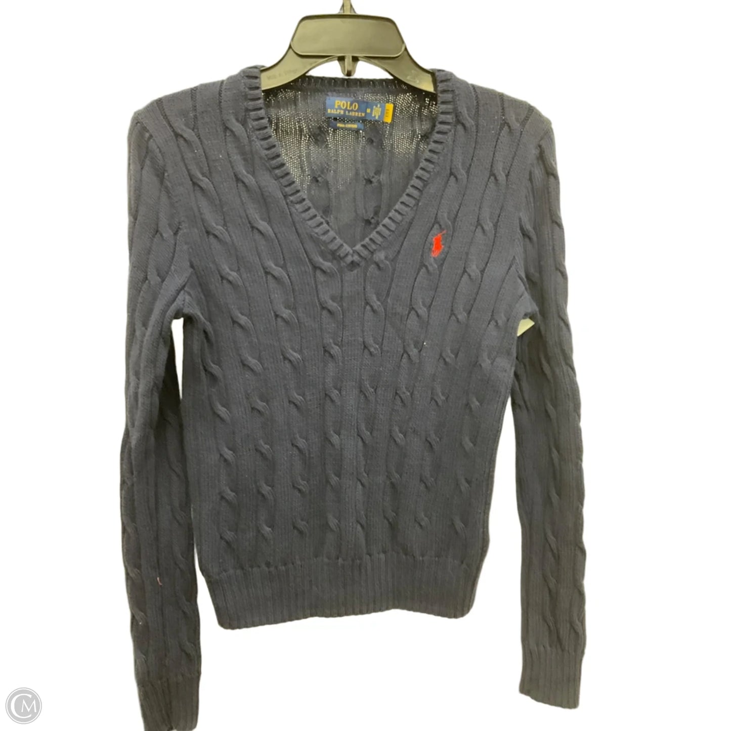 Sweater By Polo Ralph Lauren In Navy, Size: M