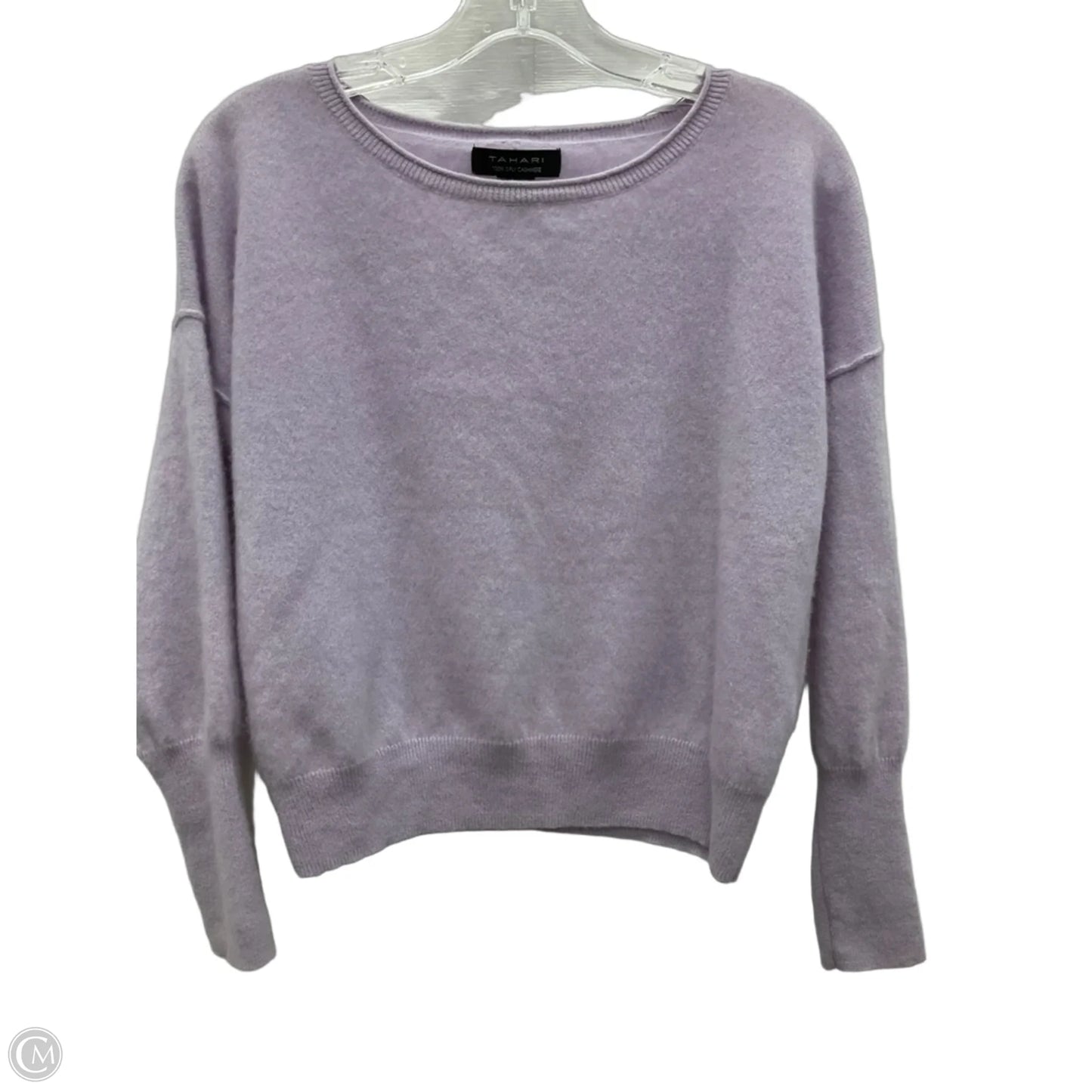 Sweater Cashmere By Tahari In Purple, Size: M