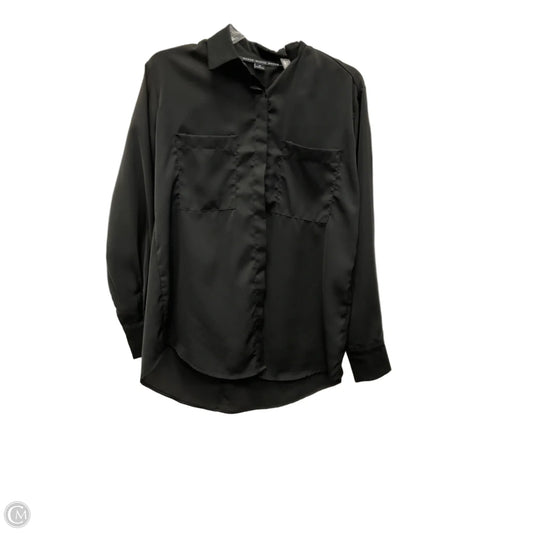 Blouse Long Sleeve By Hyfve In Black, Size: S