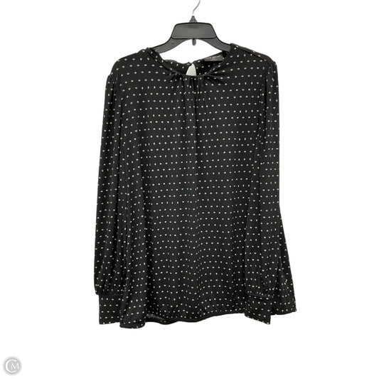 Top Long Sleeve By Lane Bryant In Black, Size: 1x