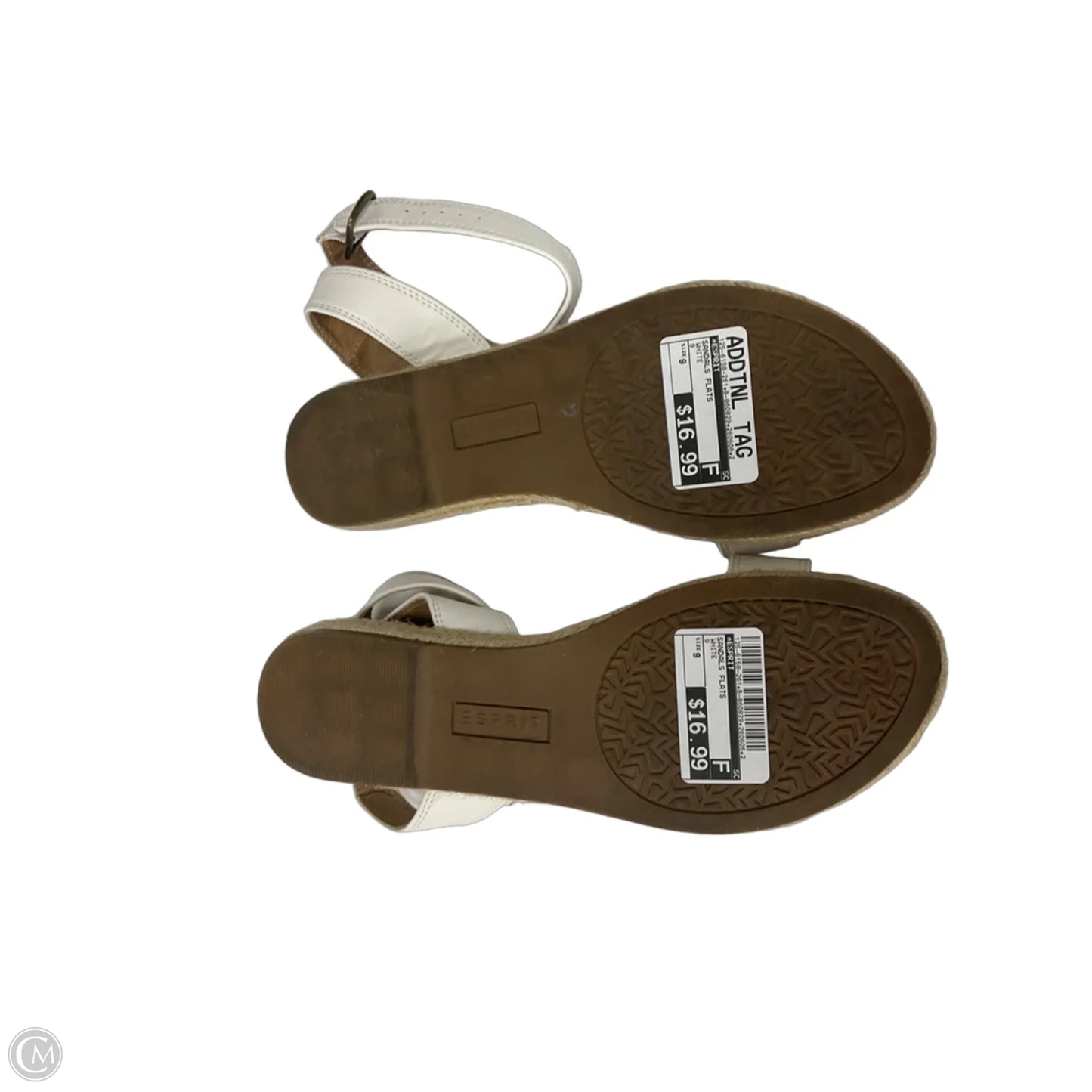 Sandals Flats By Esprit In White, Size: 9