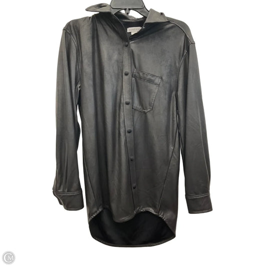 Blouse Long Sleeve By Gianni Bini In Black, Size: Xs