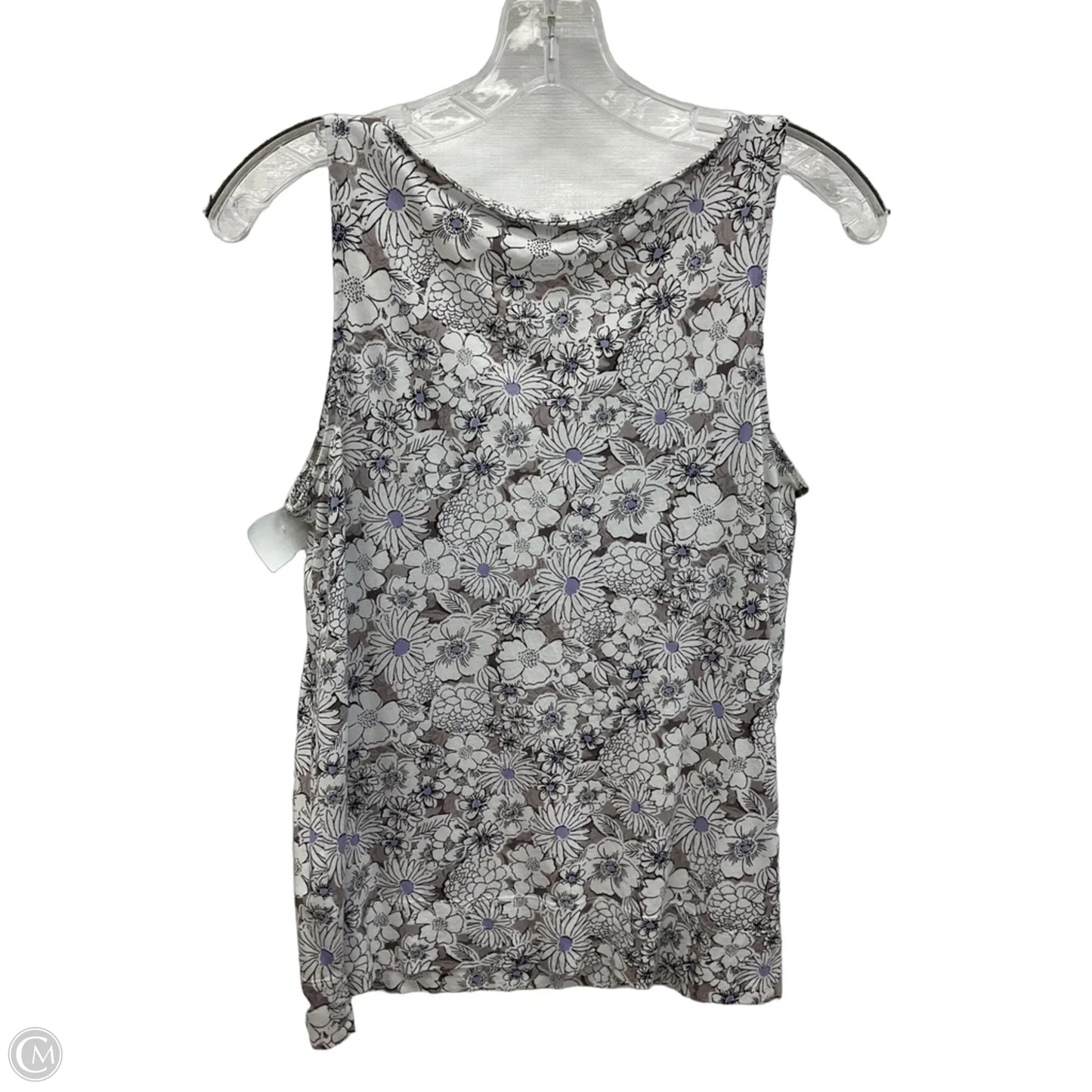 Top Sleeveless By J. Jill In Floral Print, Size: S