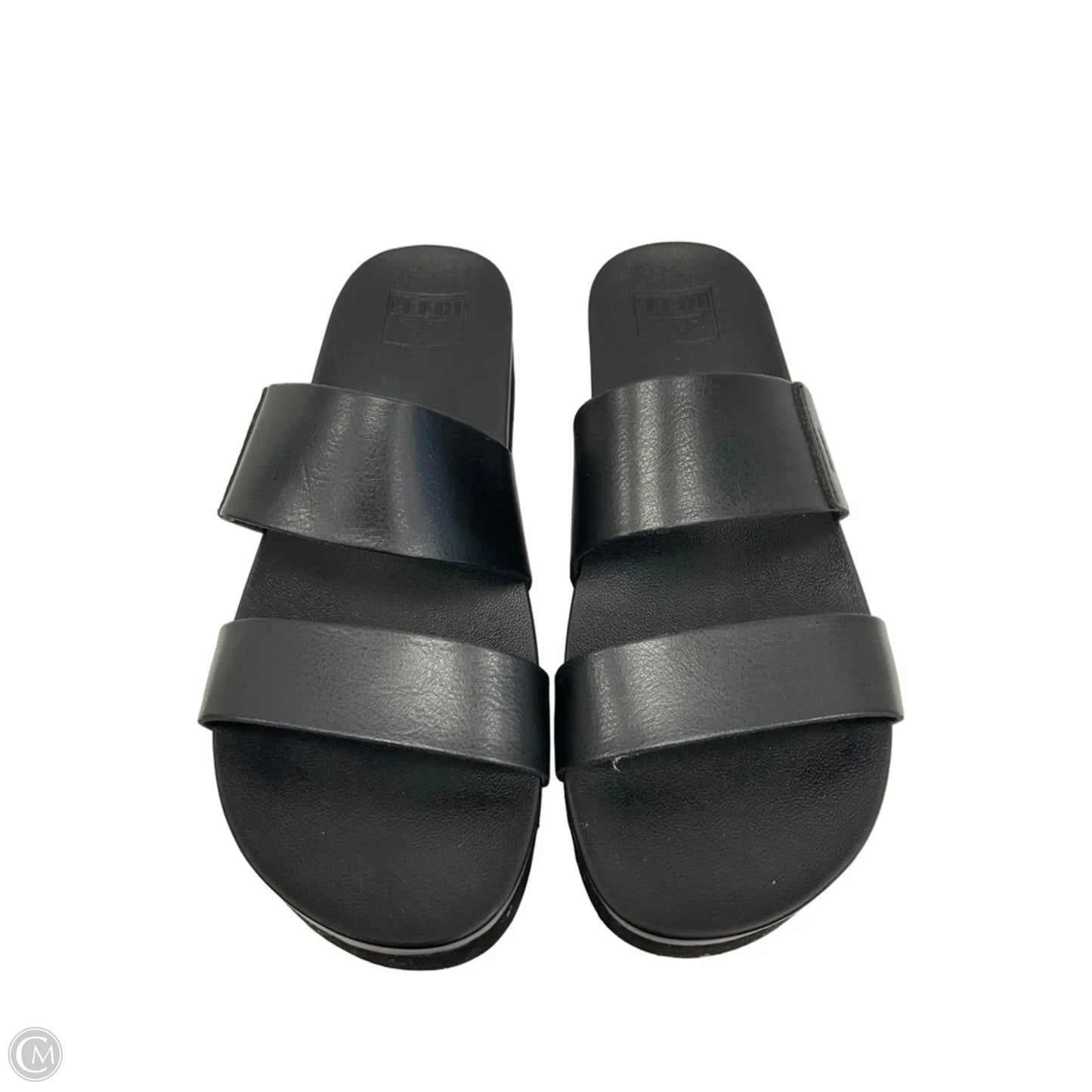 Sandals Flats By Reef In Black, Size: 9