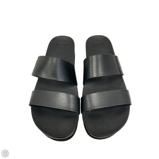 Sandals Flats By Reef In Black, Size: 9
