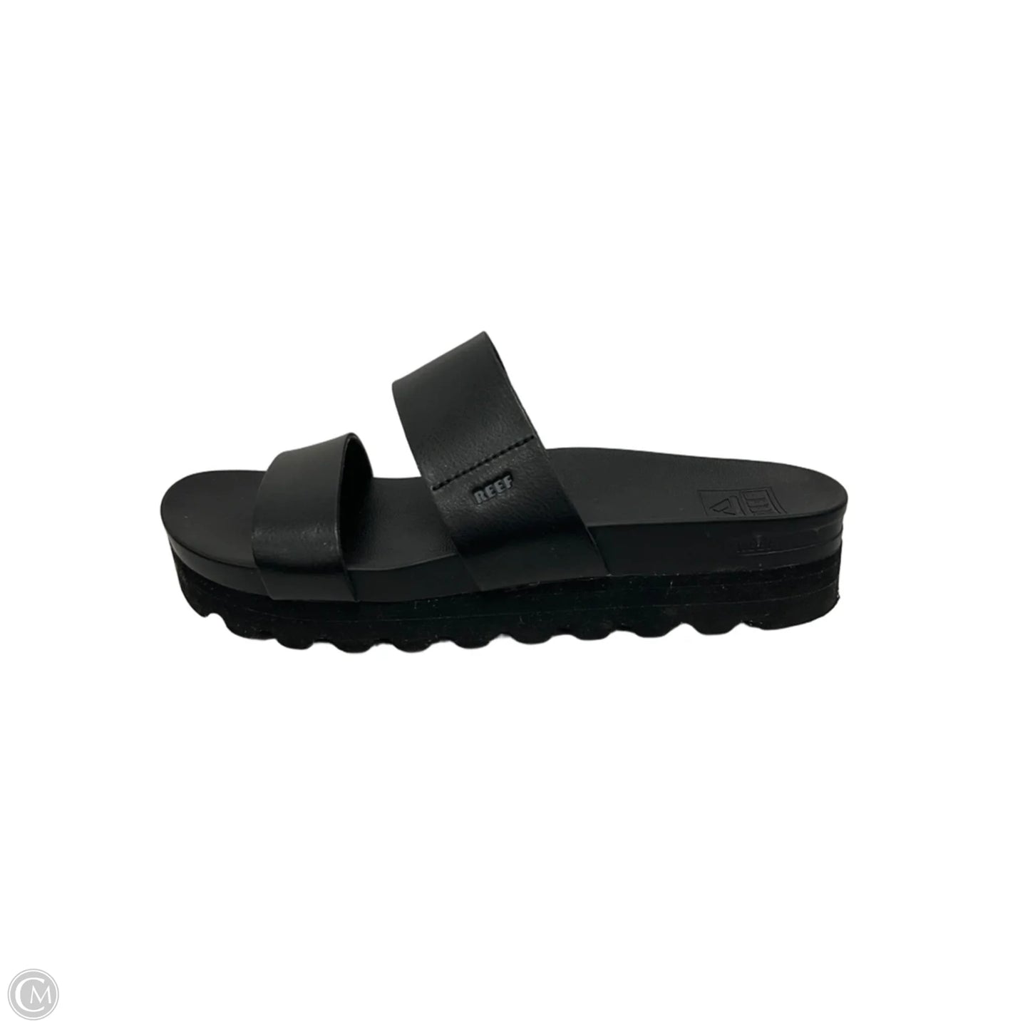 Sandals Flats By Reef In Black, Size: 9