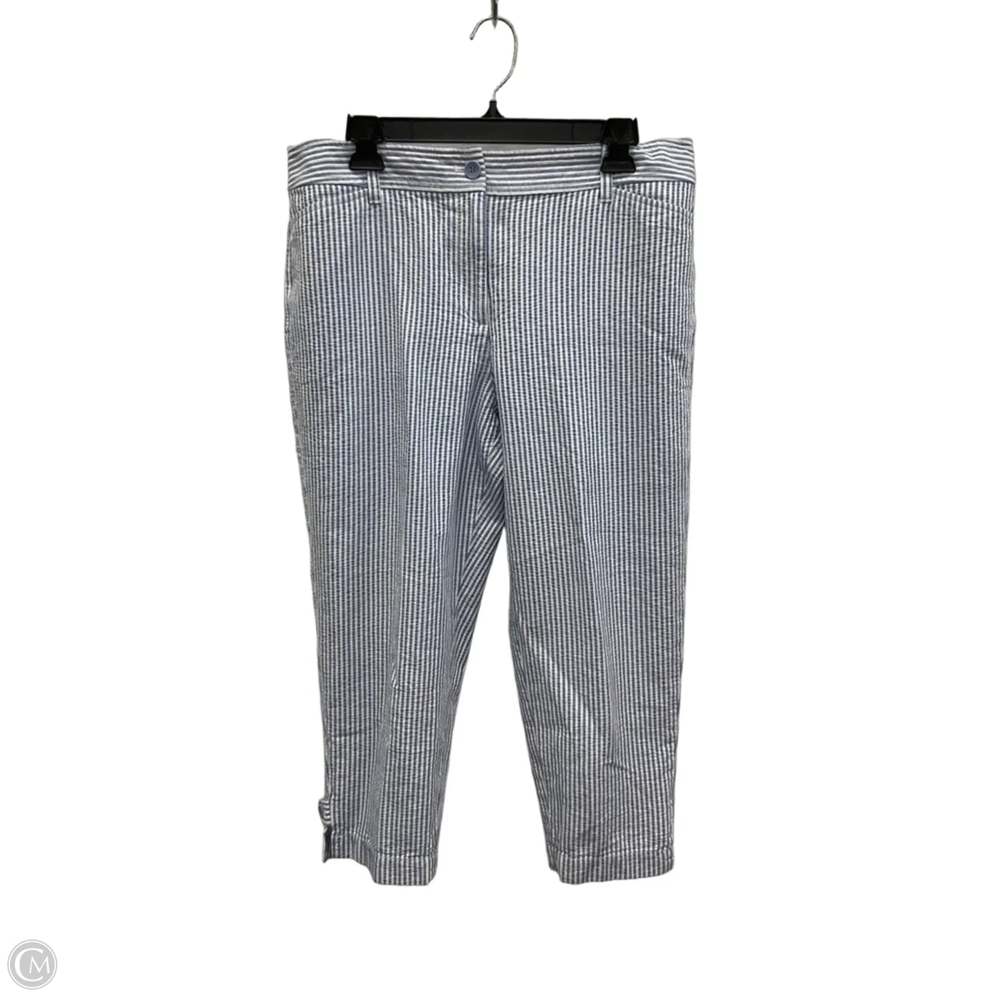 Pants Cropped By Talbots In Striped Pattern, Size: 14p