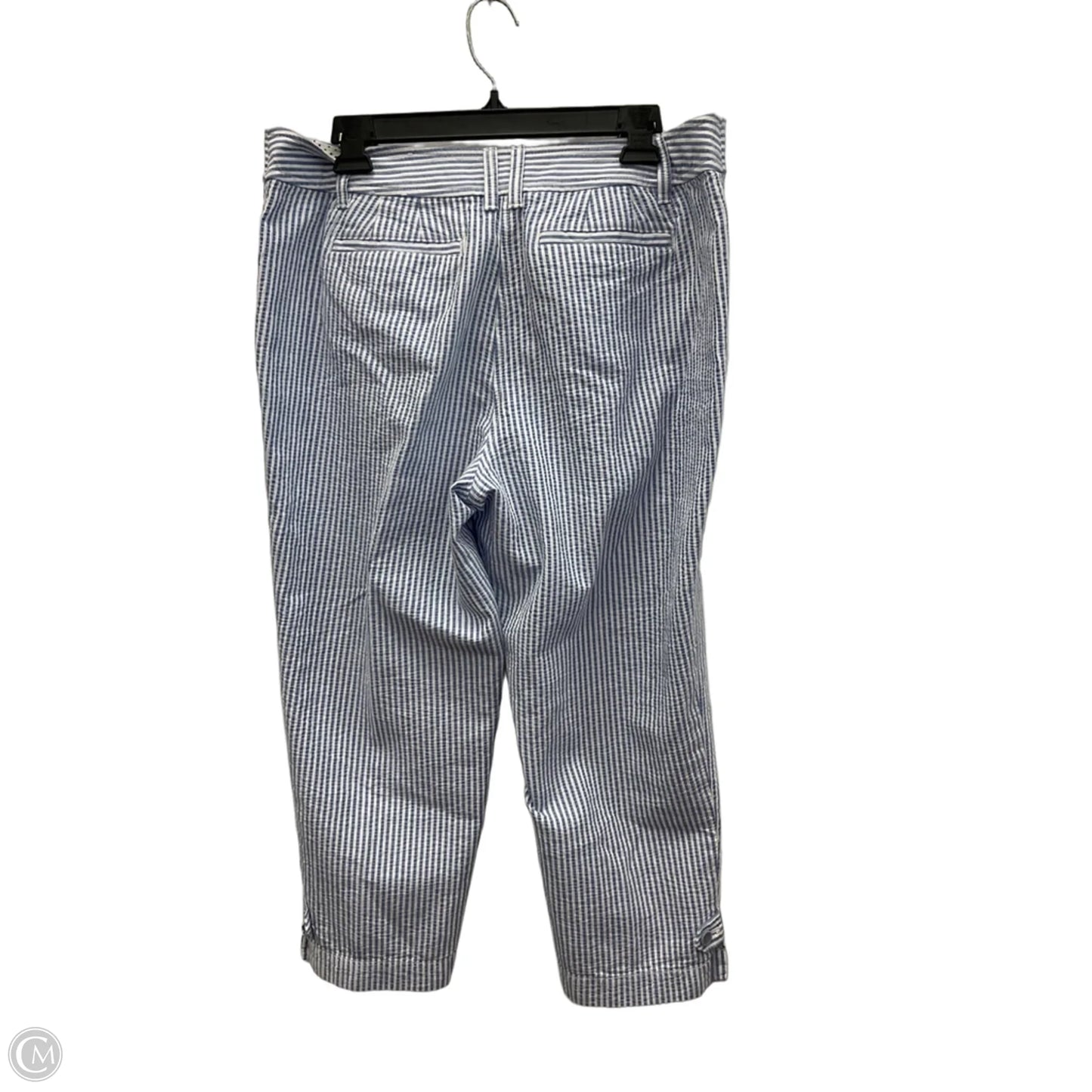 Pants Cropped By Talbots In Striped Pattern, Size: 14p