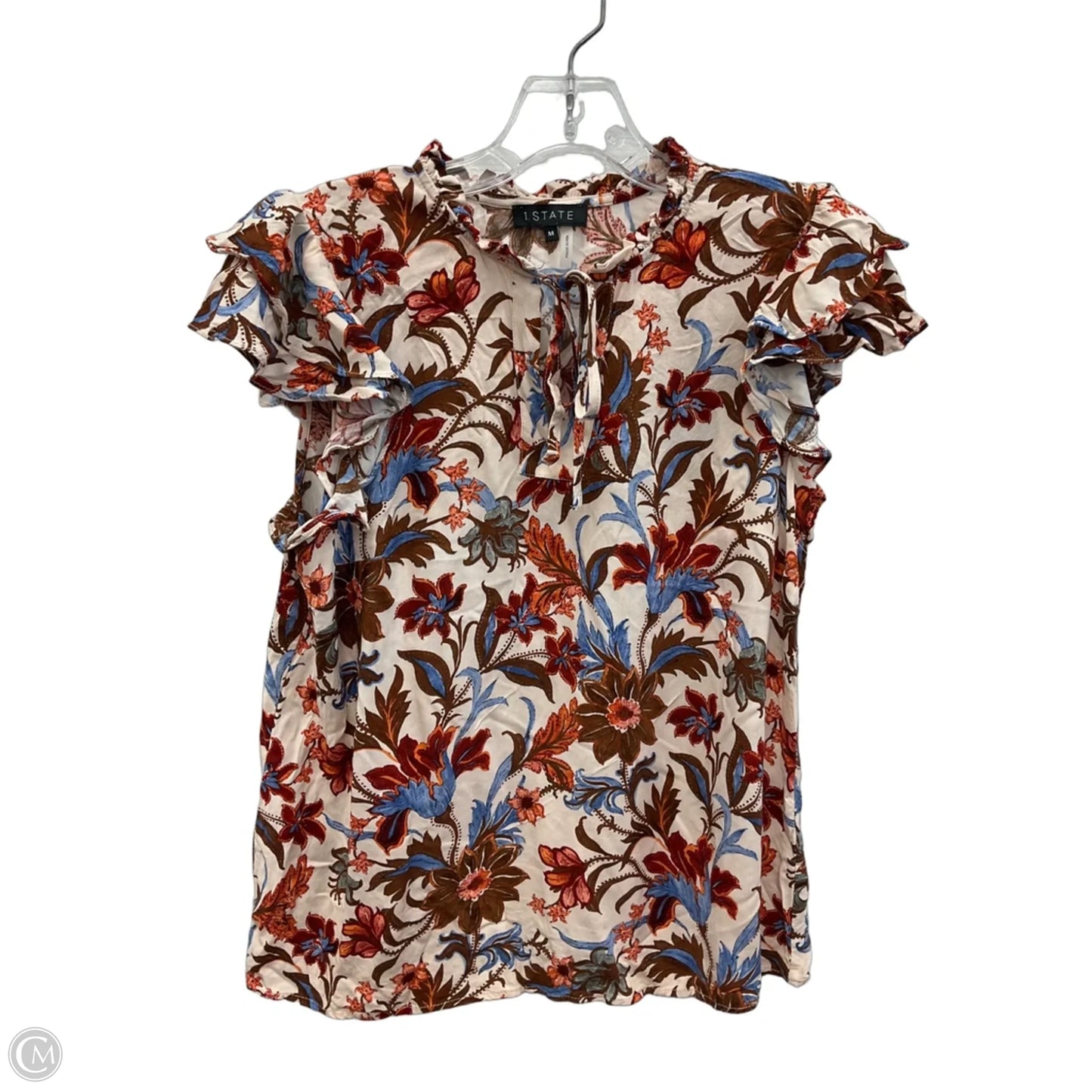 Top Short Sleeve By 1.state In Orange, Size: M
