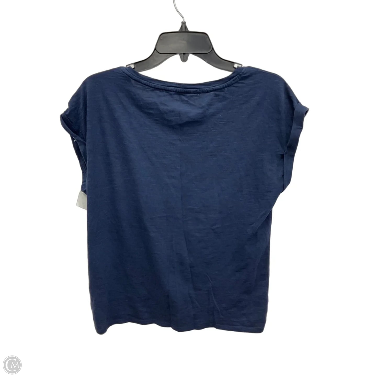Top Short Sleeve By Lucky Brand In Navy, Size: M