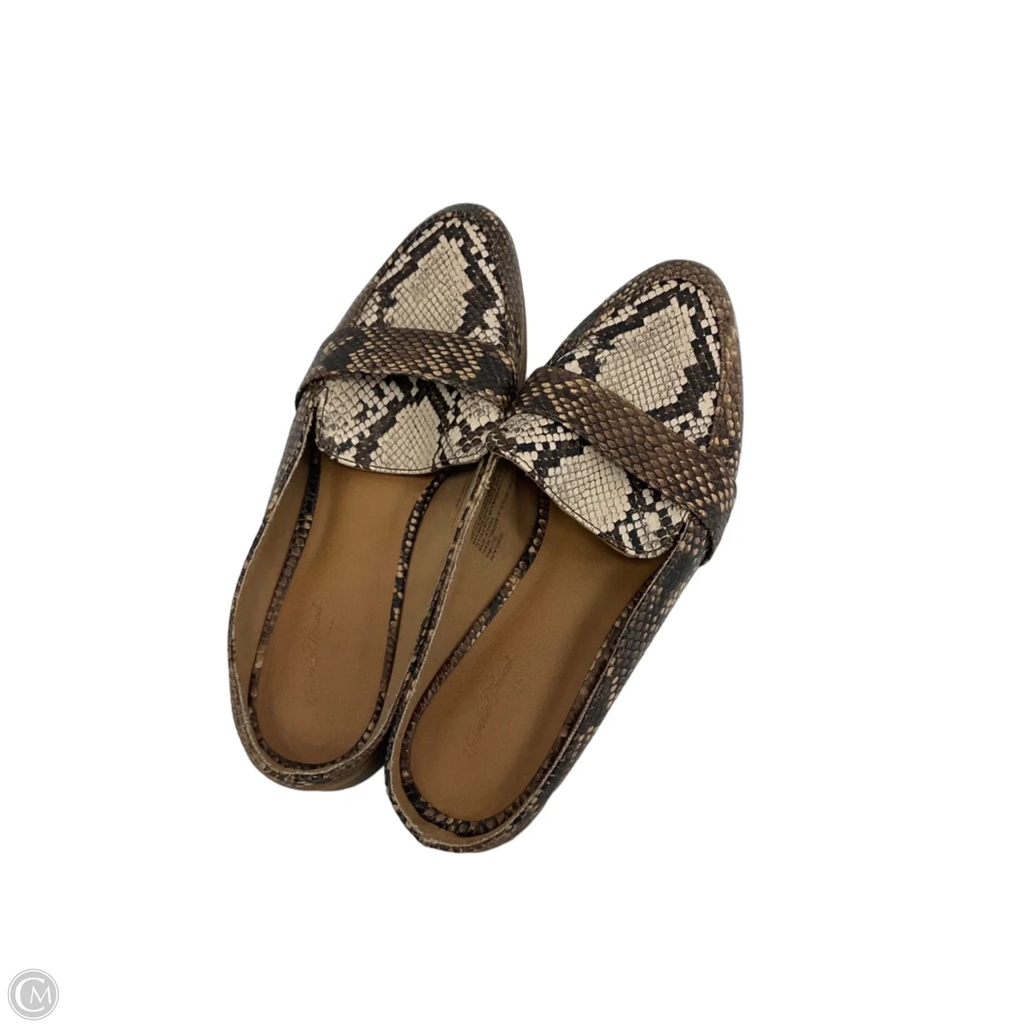 Shoes Flats By Universal Thread In Animal Print, Size: 6