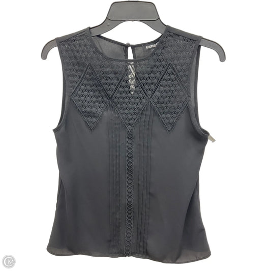 Top Sleeveless By Express In Black, Size: Xs