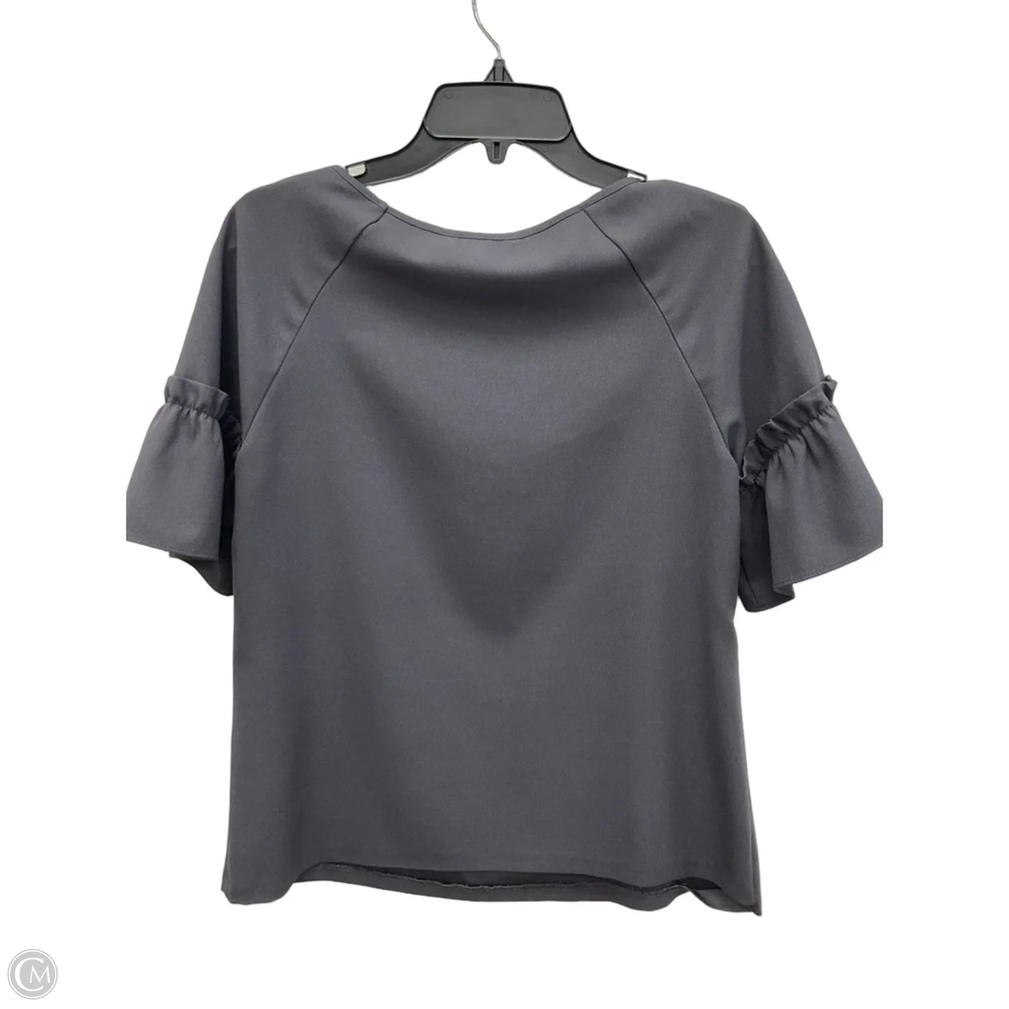 Top Short Sleeve By Banana Republic In Grey, Size: S