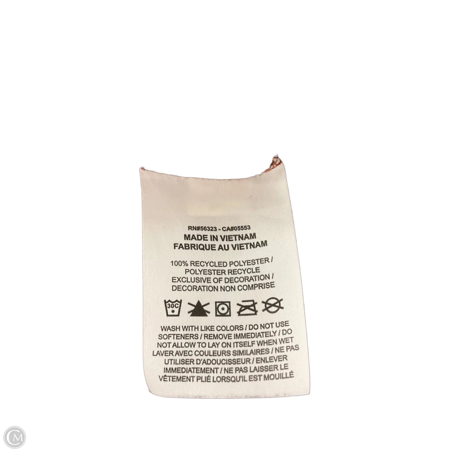 Athletic Tank Top By Nike In Orange, Size: S