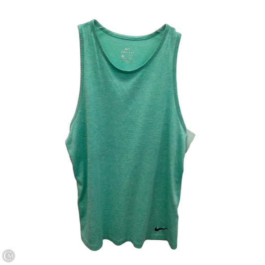 Athletic Tank Top By Nike In Teal, Size: S