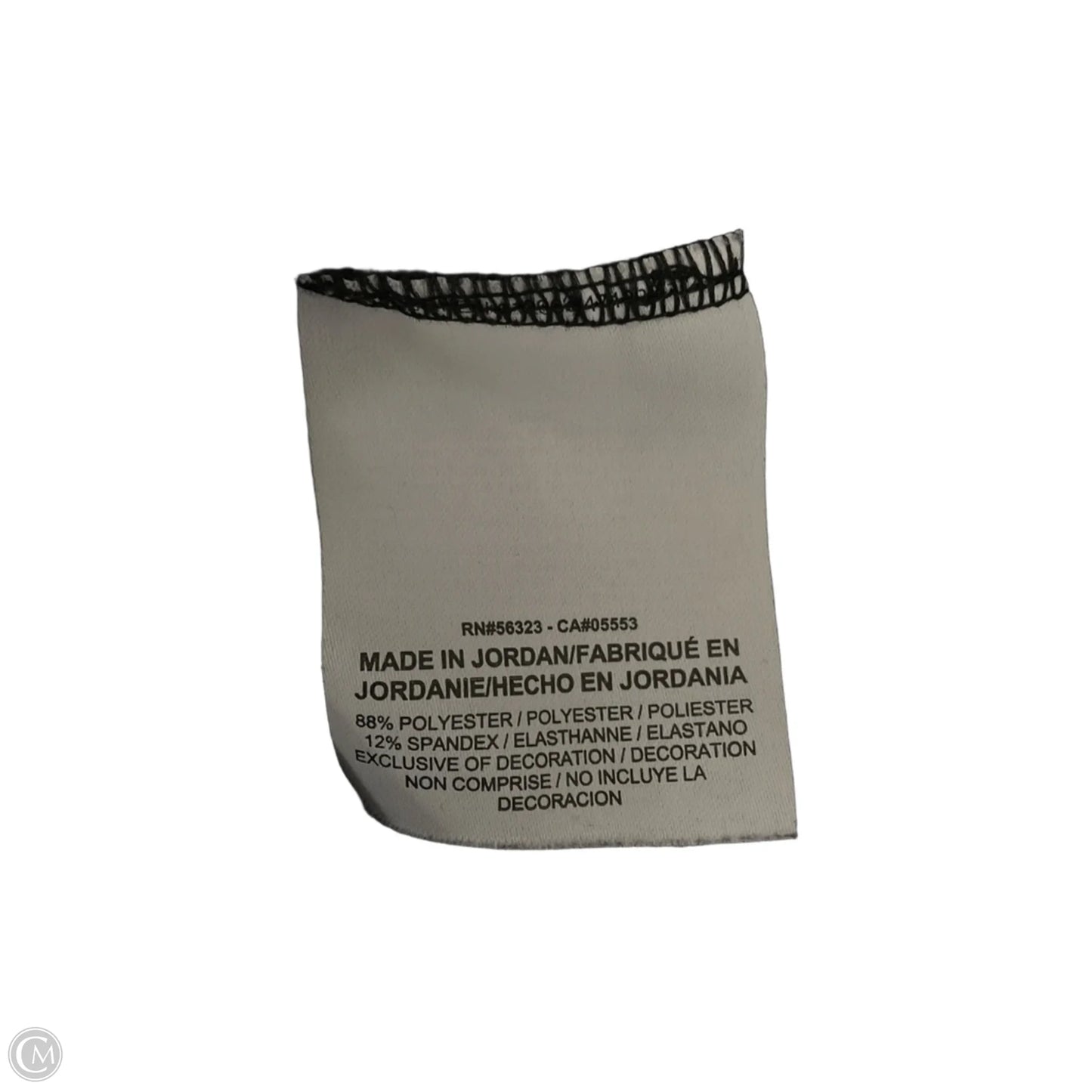 Athletic Tank Top By Nike In Black, Size: S
