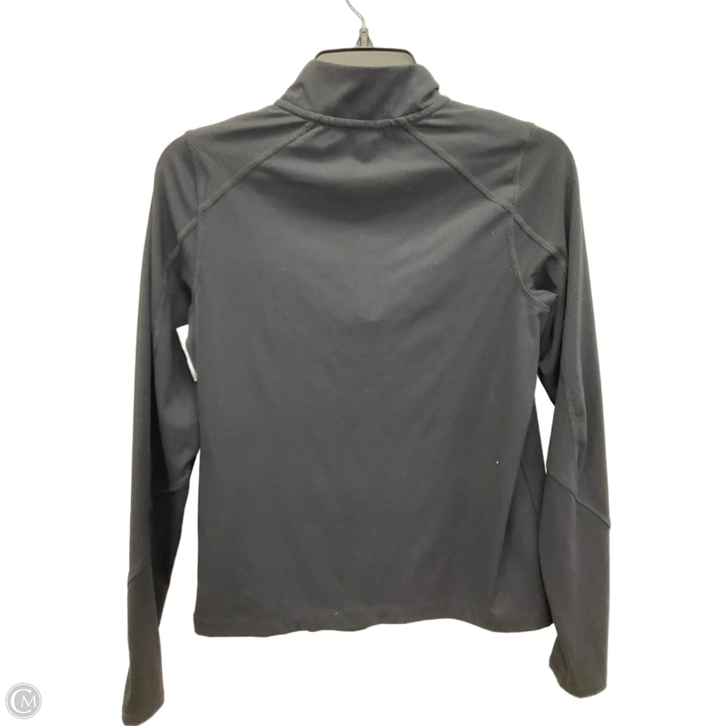 Athletic Top Long Sleeve Collar By Mondetta In Black, Size: S