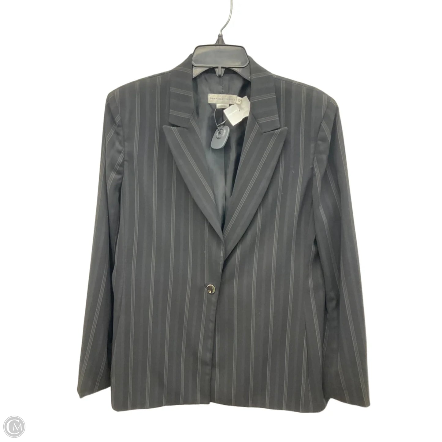 Blazer By Garfield And Marks In Striped Pattern, Size: 12