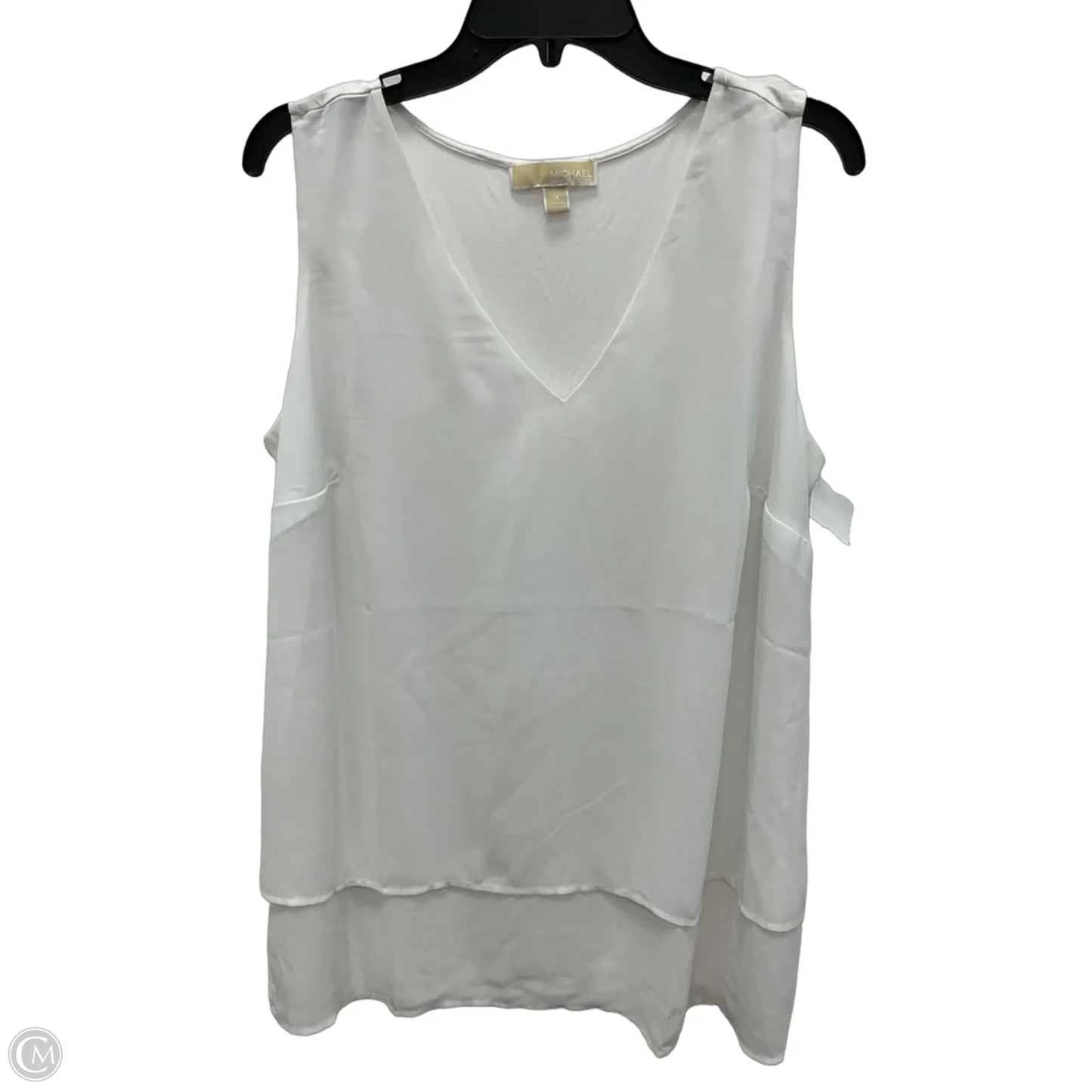 Top Sleeveless By Michael By Michael Kors In White, Size: 1x