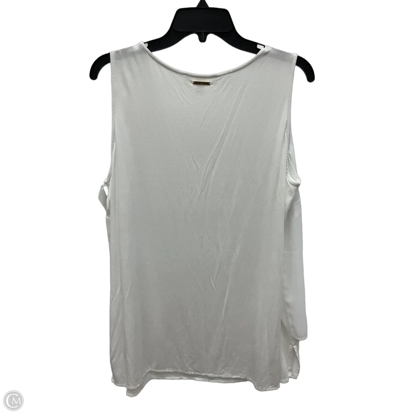Top Sleeveless By Michael By Michael Kors In White, Size: 1x