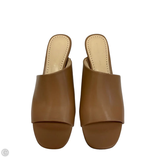 Shoes Heels Wedge By Adrienne Vittadini In Brown, Size: 9
