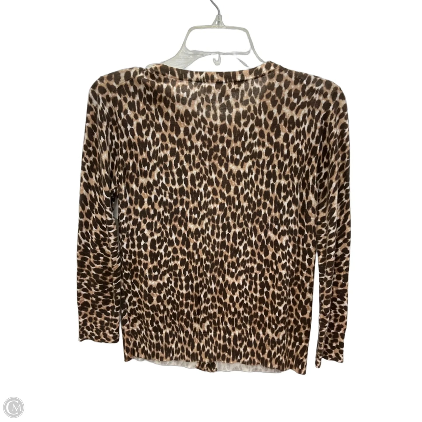 Cardigan By Loft In Animal Print, Size: S