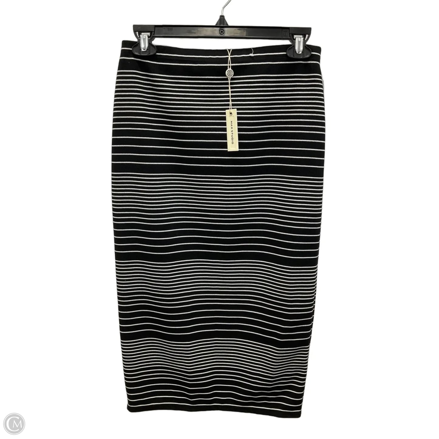Skirt Midi By Max Studio In Striped Pattern, Size: S