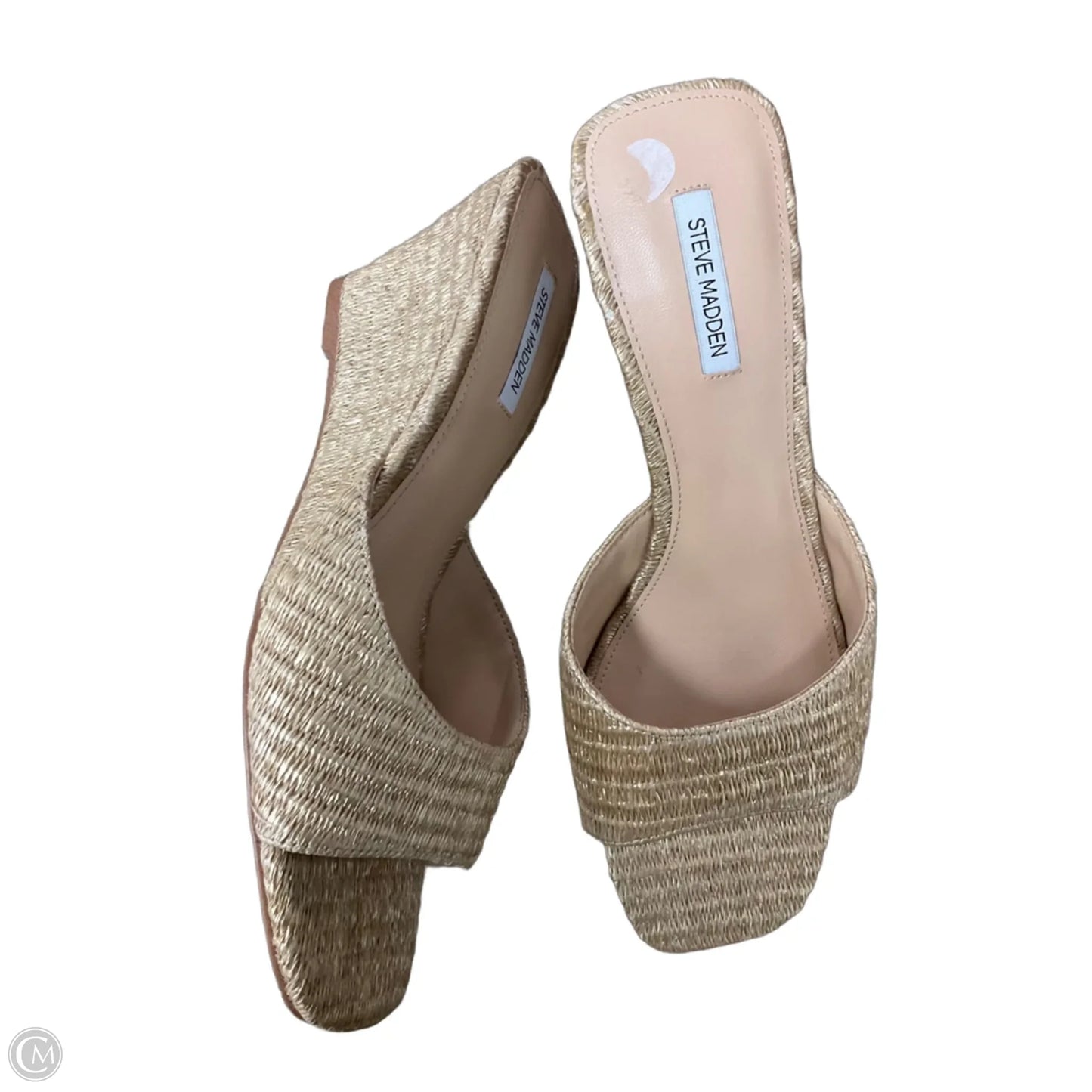 Shoes Heels Wedge By Steve Madden In Tan, Size: 7