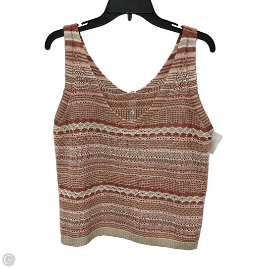 Top Sleeveless By Lou And Grey In Red, Size: L