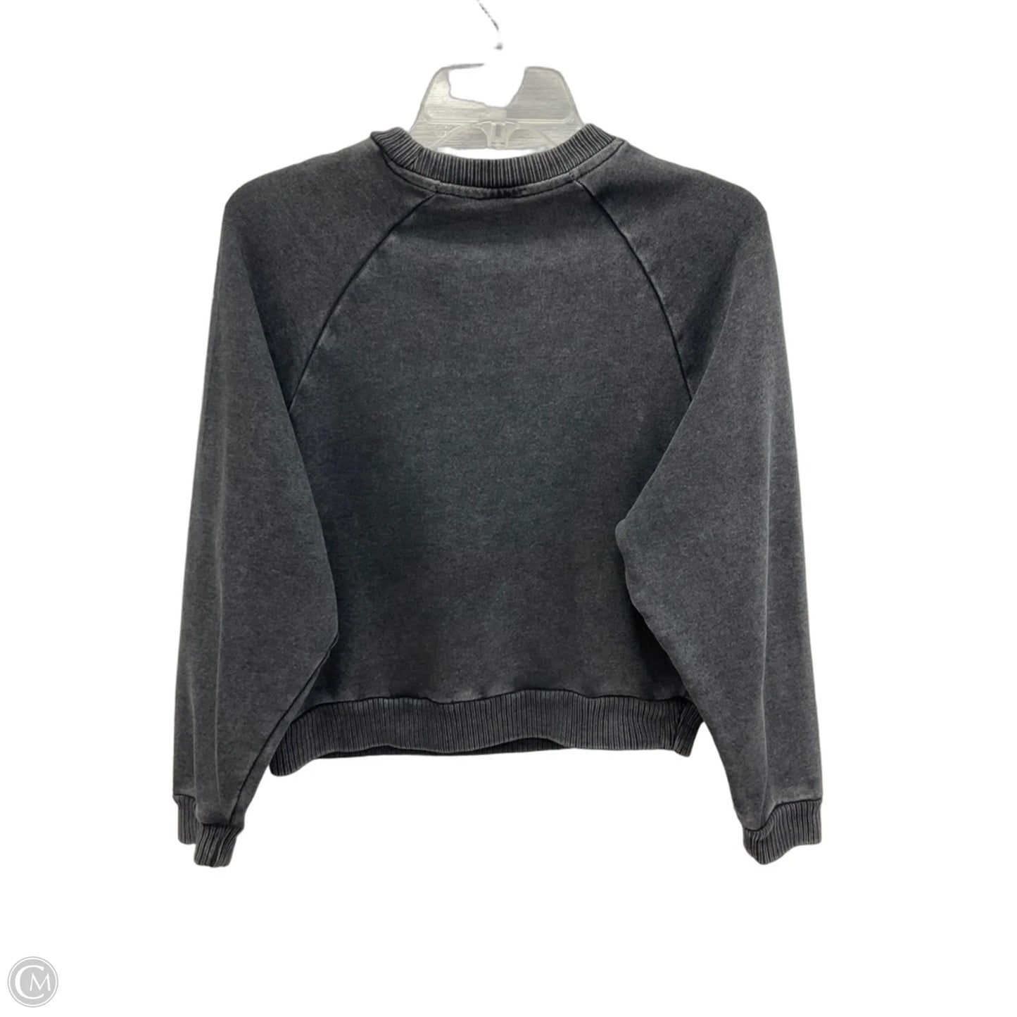 Athletic Top Long Sleeve Crewneck By Clothes Mentor In Grey, Size: S