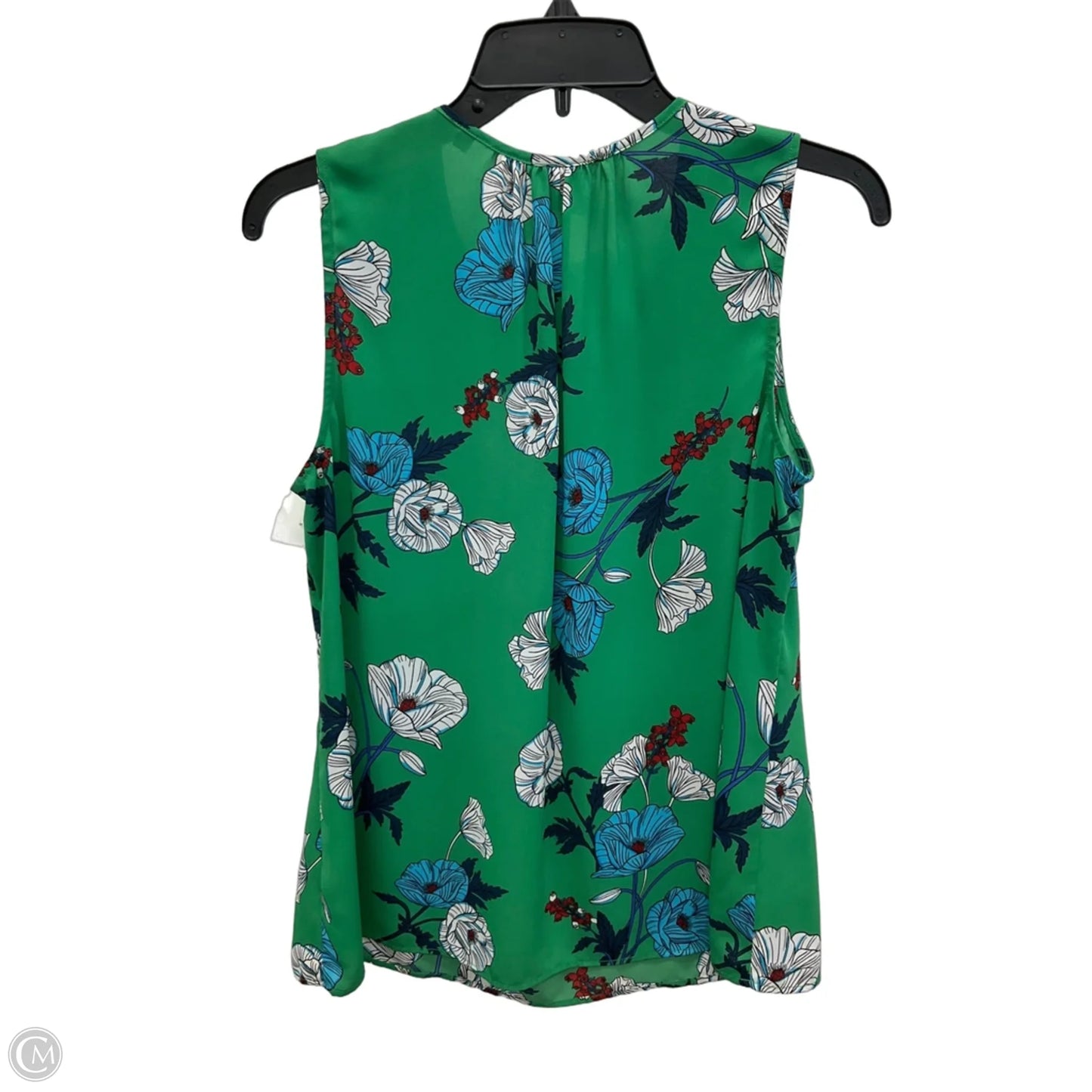 Top Sleeveless By Cabi In Green, Size: M