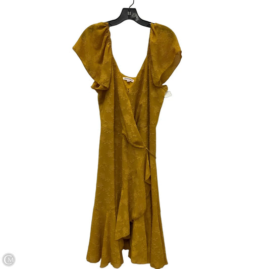 Dress Casual Maxi By Nanette By Nanette Lepore In Yellow, Size: 12