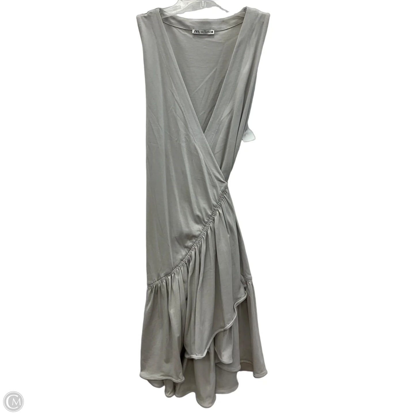Dress Casual Short By Zara In Grey, Size: L
