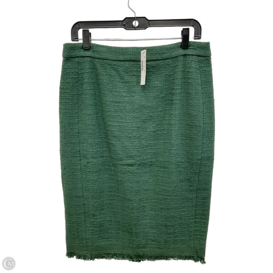 Skirt Midi By J. Crew In Green, Size: 10
