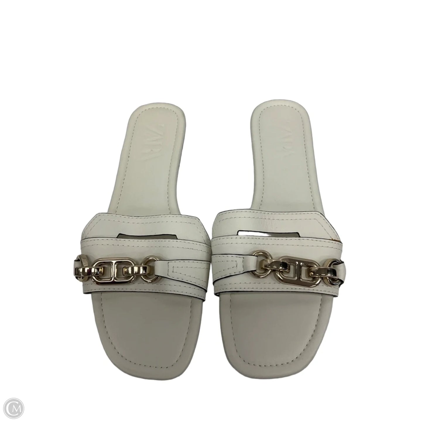 Sandals Flats By Zara In White, Size: 9