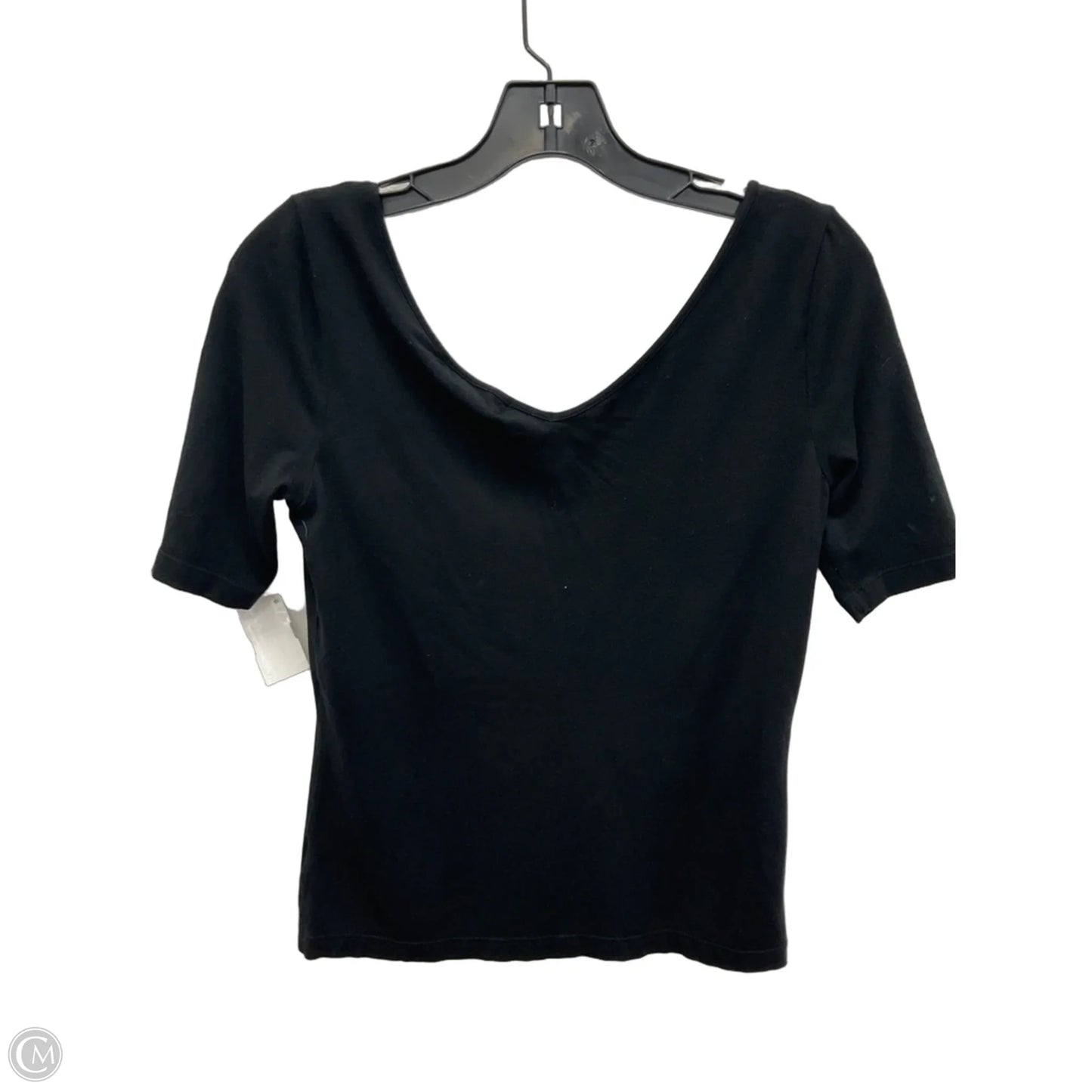 Top Short Sleeve By Lauren By Ralph Lauren In Black, Size: S
