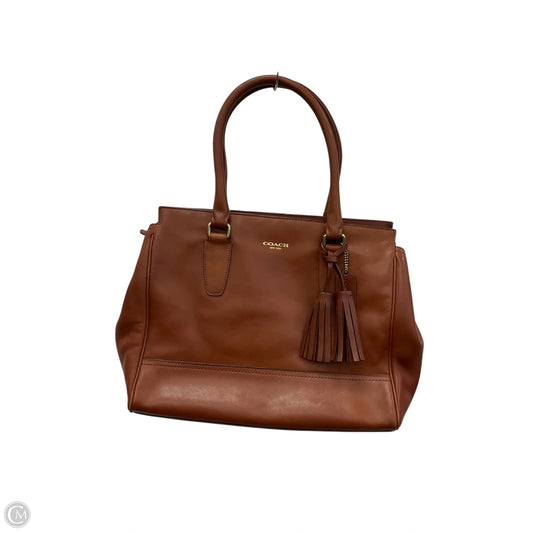 Handbag Designer By Coach, Size: Large
