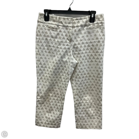Capris By Loft In Cream, Size: 4p