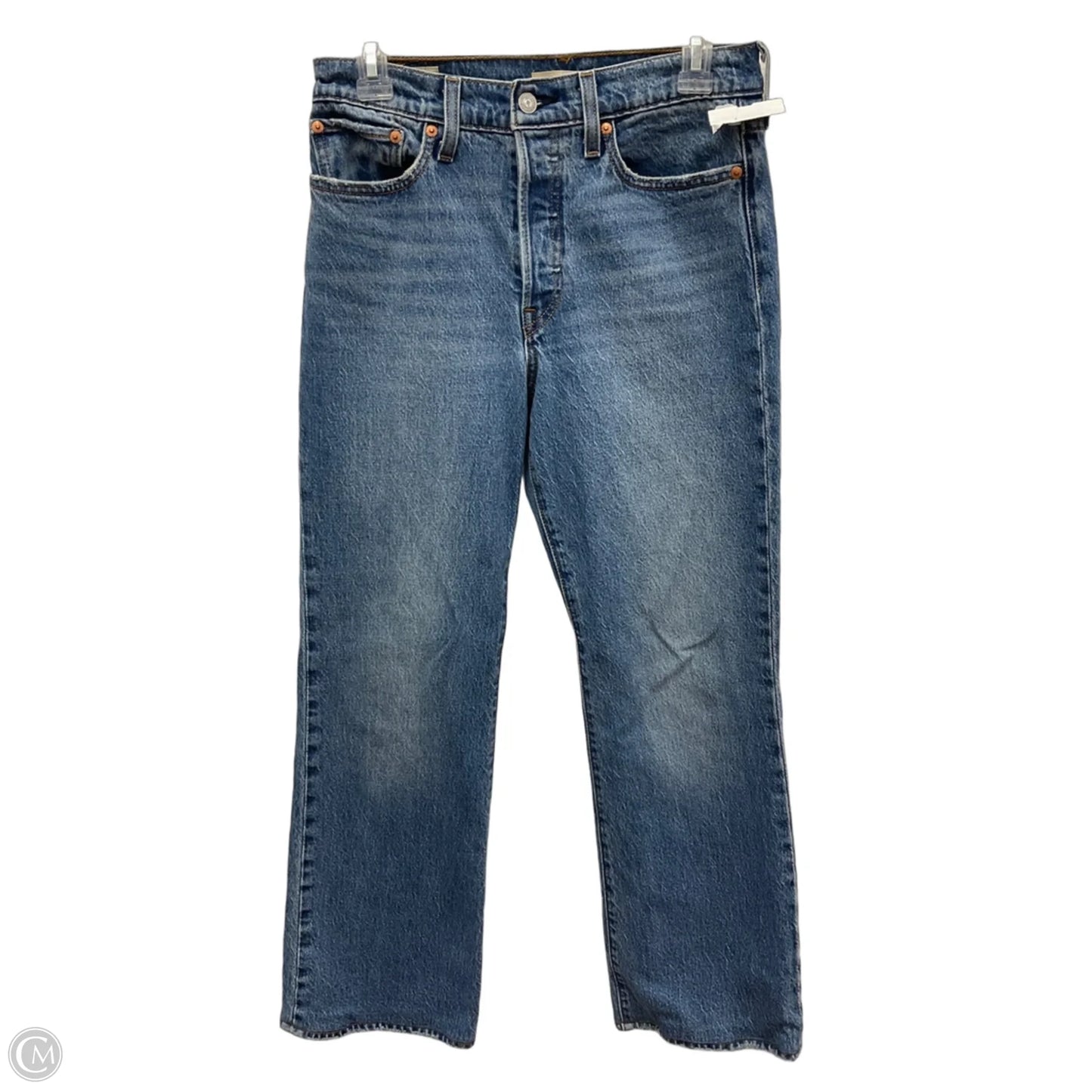Jeans Wide Leg By Levis In Blue Denim, Size: 6