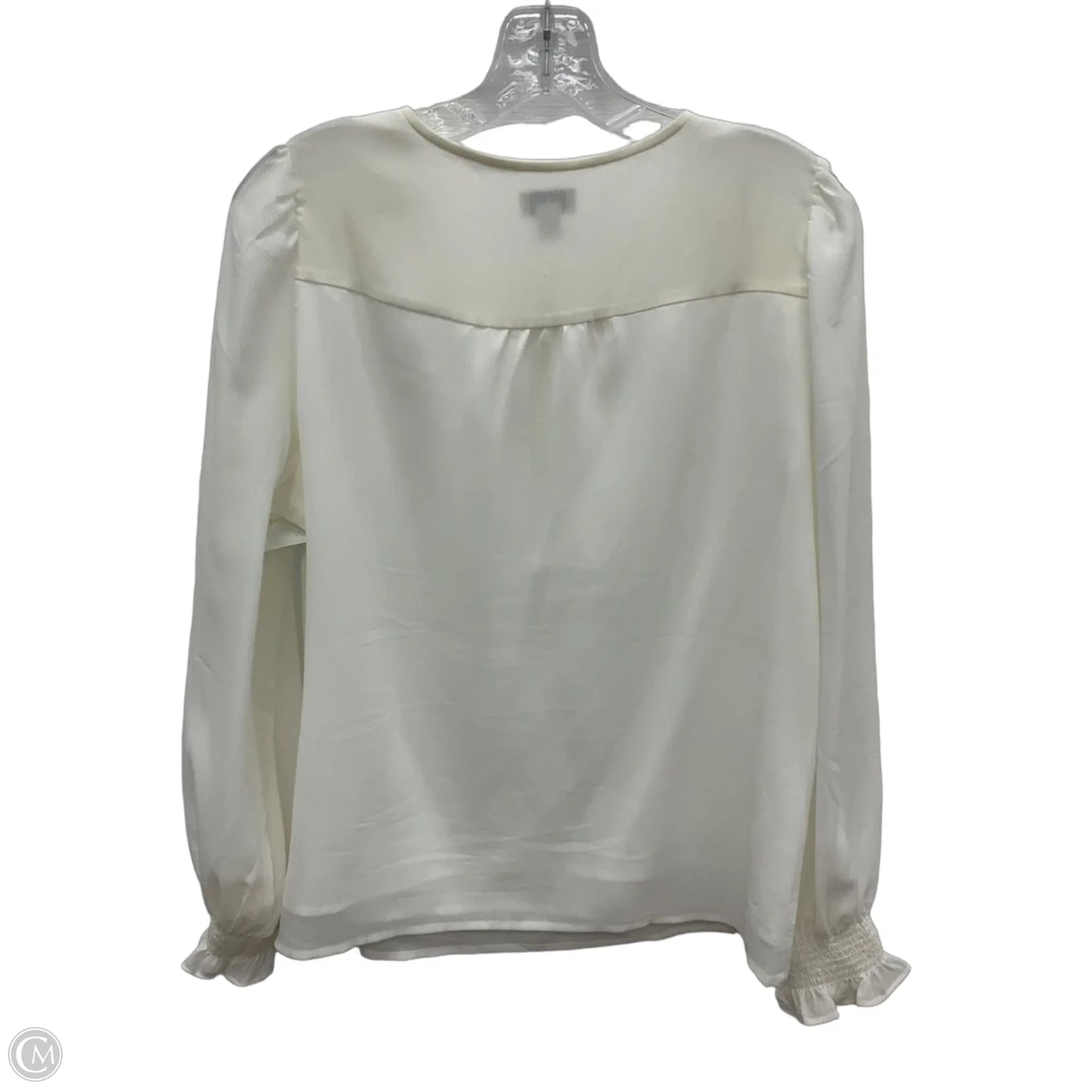 Top Long Sleeve By J. Crew In Cream, Size: S