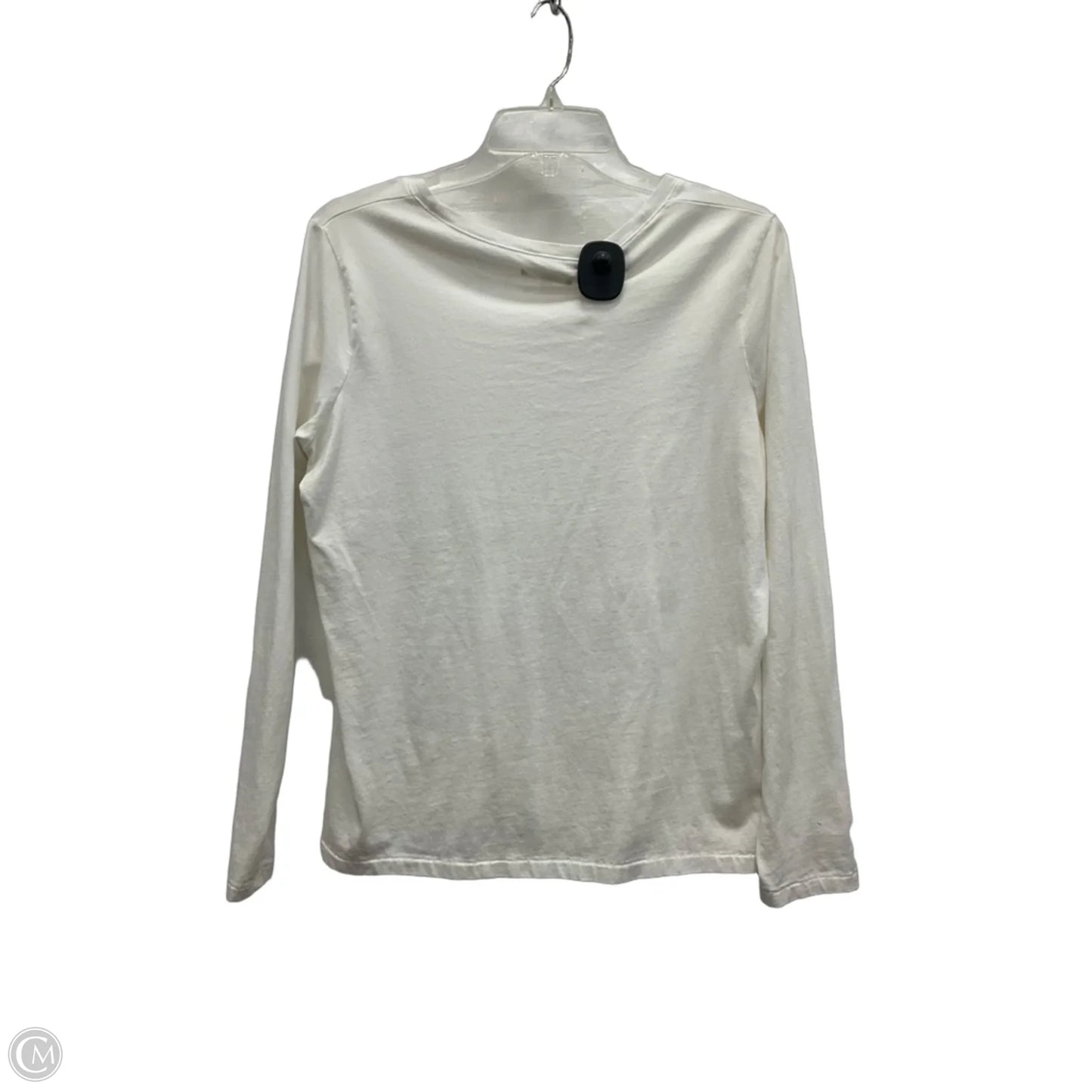Top Long Sleeve By Madewell In White, Size: L