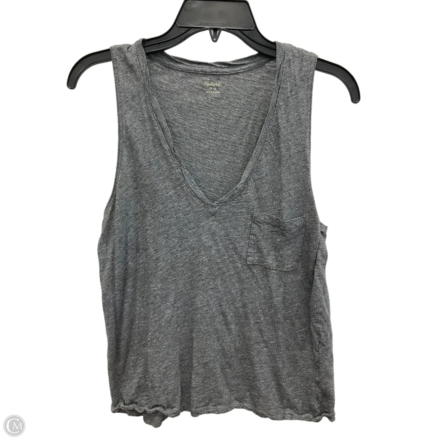Top Sleeveless By Madewell In Grey, Size: M