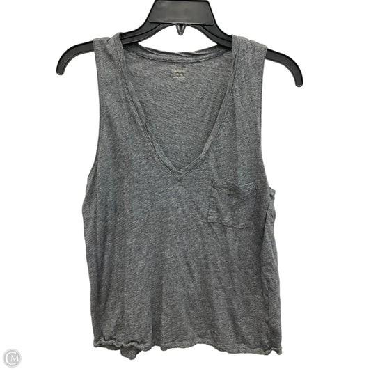 Top Sleeveless By Madewell In Grey, Size: M